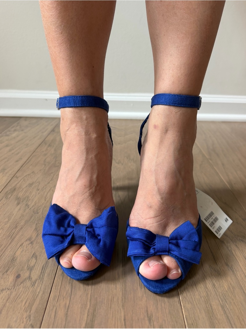 H&M Royal Blue Bow Heels